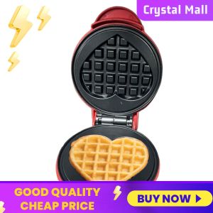 COD [Free Shipping] Mini Waffle Maker Nonstick Nonstick Surface Compact Quick Heat-Up Kitchen Appliance for Breakfast