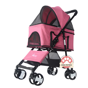 Doogo Collapsible 3n1 Stroller w/ Detachable Carrie-For 15-20KG Pets #802