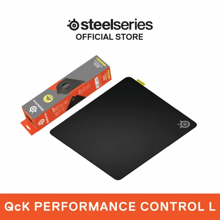 SteelSeries QcK Performance Control L Precision Gaming Mouse Pad (490mm x 420mm x 3.5mm) 63434