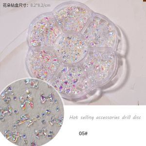 Nail Accessories Nail Art Decorations Charms Cartoon Cute Lollipop Mix Colors Mini Butterfly Candy 3D Jelly DIY Manicure Bead