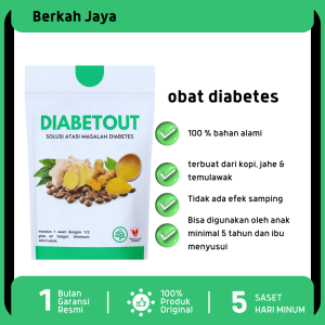 DIABETOUT Herbal Diabetes dan Penurun Gula Darah