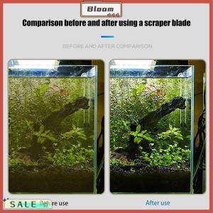 Follow Get New[Bloom Z] Fish Tank Cleaning Tool Flat Sand Algae Removal Dual-use Glass Algae Removal Scraper Household Cleaning Tool Aquarium Accessorie