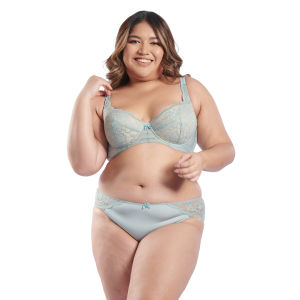 XIXILI VALERIE FLORAL LACE WIRED DEMI BRA