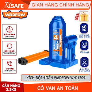 Kích đội 4 tấn WADFOW WHJ1504 chiều cao tối thiểu 180mm chiều cao nâng 110mm cân nặng 3.29kgchính hãng