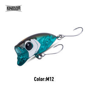 Mồi Câu Nổi Cao Cấp Vương Quốc Micro Minnow 2.4g/35mm Mồi Cứng Z-Action Cao Cấp - Thiết Kế Lưỡi Đơn Popper Nổi - Chuyên Trị Cá Bass & Pike
