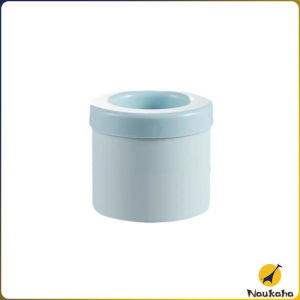 Naukaha【Ready in Stock】 Silicone Ice Cube Mold Creative Round Ice Bucket Ice Maker Holds Up to 60 Ice Cubes