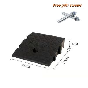 SLN*Portable Lightweight Curb Ramps Heavy Duty Plastic Threshold Ramp Kit For Car Trailer Truck Bike Motorcycle Wheelchair Curb Ram