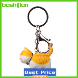 bashijian พวงกุญแจรูปแมวลูกแมวน่ารักใหม่พวงกุญแจกระเป๋าถือจี้เครื่องประดับของขวัญสำหรับเด็ก
