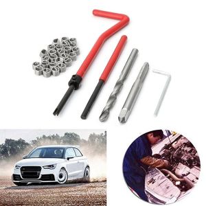 Recoil Helicoil Thread Repair Pro M6 x 1 Alat Mobil Motor Ulir Kit Insert Busi Untuk Baut Benang