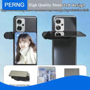 [PERNG] Tehe Adjustable Sky Mirror 2-in-1 Phone Rear Selfie Mirror ing Clip Outdoor Travel Phone ing Reflector ing Supplies