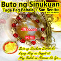 Buto ng Sinukuan San Benito Medalyon RED  GREEN  BLACK  SILVER  Bracelet Kontra Ingit Palipad Hangin Tagapag Babala Bumubuka Blessed Protection. 