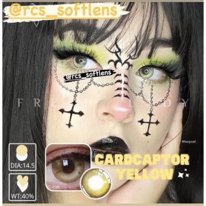 softlens cosplay warna biru normal