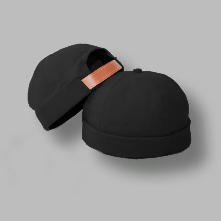 COD-peci uas Miki Hat Shift Peci Mikihat Topi Brimless Lazada