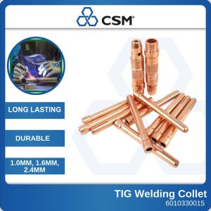 CSM TIG Collet 1.0mm / 1.6mm / 2.4mm WP17 WP18 WP26 Welding Torch Collet Replacement Part