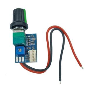 สวิตช์ปุ่มโลหะปรับขนาดได้12V เครื่องควบคุมความเร็วพัดลม PWM เครื่องควบคุมความเร็วลดเสียงรบกวนเครื่องควบคุมความเร็ว4ลวดพัด