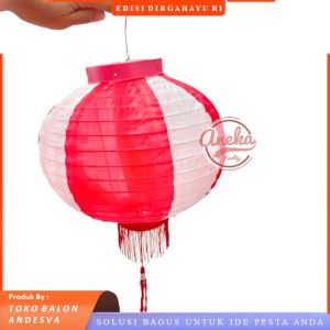 lampion gantung merah putih / Lampion HUT RI / lampion DIRGAHAYU RI / lampion merah putih