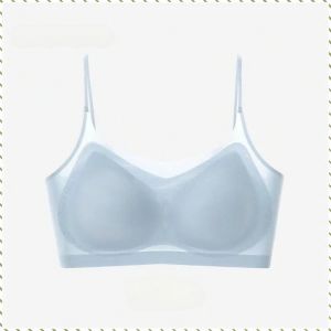Wire-free Bra Summer Underwear Thin Back Detail Control Ultra-thin High Elasticity for Lifting