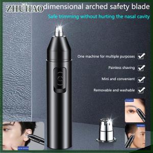 ZHUHAO Đen điện mũi tóc tông đơ tai và mũi tóc tông đơ chuyên nghiệp không đau mũi tóc tông đơ cho nam giới và phụ nữ