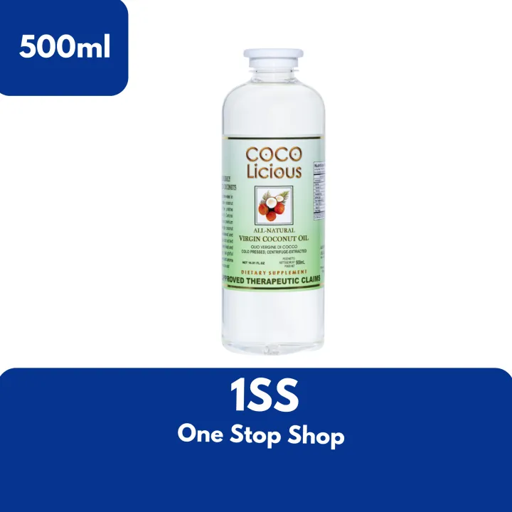 Cocolious Cocolicious All Natural Virgin Coconut Oil, 500ml | Lazada PH