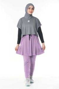Rocella Rok Celana Delisa Olahraga Jogging Running Muslimah Rok Celana