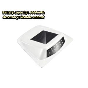 GOXBERK Đèn LED sáng Đèn ô tô chạy bằng năng lượng trời Ánh sáng nhấp nháy dịu nhẹ Thiết kế sạc năng lượng trời Đèn cảnh báo LED Chắc chắn ổn định Lắp đặt bằng keo dán đơn giản Đèn báo hiệu an toàn Ngoại thất xe