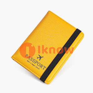 I know Passport Case RFID Passport Cover with Credit Card Holder for Women and Men Family ID Travel