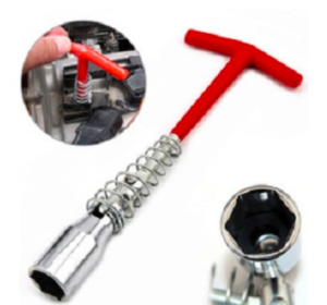 Kunci Busi T Fleksibel 8 inch 14mm 16mm 21mm Kunci T Mobil Motor
