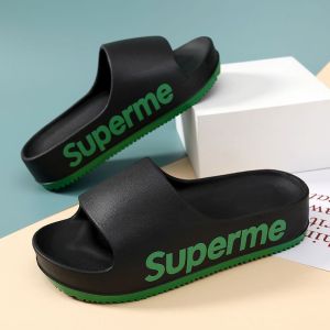 Dép nữ mùa hè thời trang mới đế dày nhà tắm chống trượt và Shit giẫm ĐẠP cảm giác bên ngoài mặc lưới đỏ siêu lửa đế mềm dép