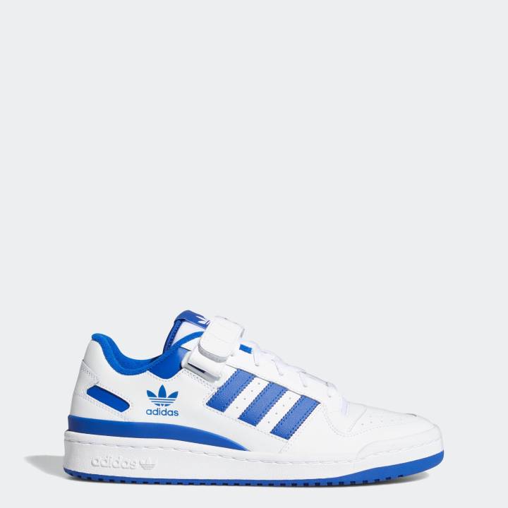adidas Basketball Forum Low Shoes Men White FY7756 Sepatu Basket