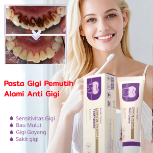 【Kirim dalam 24 jam】Pasta Gigi Pemutih Alami Anti Gigi Berlubang Sensitif Perawatan Gigi Sensitif Penghilang Noda Kopi Rokok Perlindungan Gusi