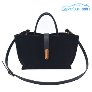 Elegant Womens Large Leather Shoulder Bag Retro Crossbody Bag for Shopping and Outings