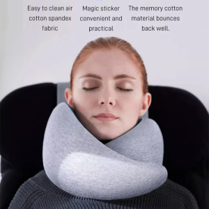Travel Pillow Fits the Head Bone Napping Sleep Pillow Memory Foam U-shaped Pillow Support Comfort