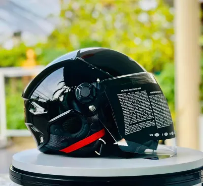 Mũ 1/2 nón bảo hiểm nửa đầu KLT K6 chính hãng