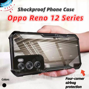 Oppo Reno เคสใส12 12Pro 5G 2024สำหรับ Oppo Reno 13 12 12 12 Reno12 OppoReno12 Pro 12Pro 5G 4G 2024บั๊มเปอร์ปลอกกันกระแทกเคสโทรศัพท์แข็งแบบใสฝาหลังบาง