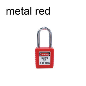 Loto Padlock Gembok Safety Equipment 38mm Merah dan Kuing Gembok Lockout Tagout Loto Safety Padlock