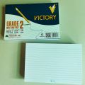 WRITING PAD VICTORY Grade 1/2/3/4 80leaves 60gsm (SOLD PER PAD). 