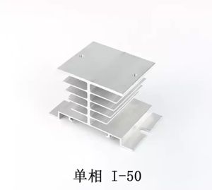10A-100A Aluminum Heat Sink 12V 24V 48V 220V SSR Solid State Relay Cooling Base Single Phase/three Phase Small Radiator