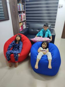 (2 LAPIS KAIN) PECAN 3XL | 3.5KG | TERMASUK BEAN BAG | BOLEH DI BASUH | STOK TERSEDIA