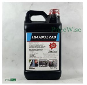 Lem Aspal Cair 5 kg Anti Bocor Pelapis Serba Guna pelindung Atap Rumah Lantai & Teras Mudah Pemasangan Tahan Lama