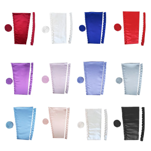 Satined Corset laceup trở lại Bộ dụng cụ và lá chắn vải cho váy cưới dây kéo thay thế buổi tối tổ chức sự kiện ăn mặc bó lưng phụ kiện