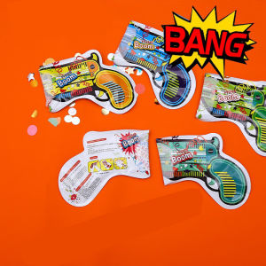 Set 2 cái đồ chơi phụt kim tuyến giấy dạng cầm tay