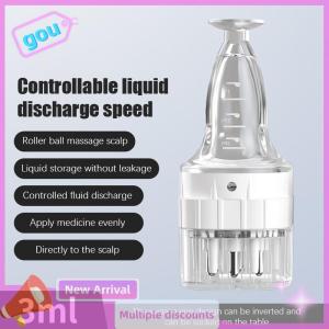 gou Six Needles Scalp Applicator Liquid Comb Hair Roots Comb Hair For Hair Growth Serum Oil Nourish Guiding Massager