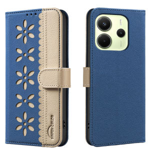 For Xiaomi Redmi Note 14 13 12 11 10 Pro Plus / Redmi Note 14 13 12 10 5G / Redmi Note 12S 11S 10S Phone Case Lucky Grass Magnetic Leather Wallet Card Slot Flip Case Casing