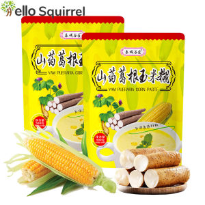山药葛根玉米粉 冲泡即食玉米糊 Yam kudzu corn flour 500g brewing instant corn paste breakfast meal replacement nutritious porridge net red snacks