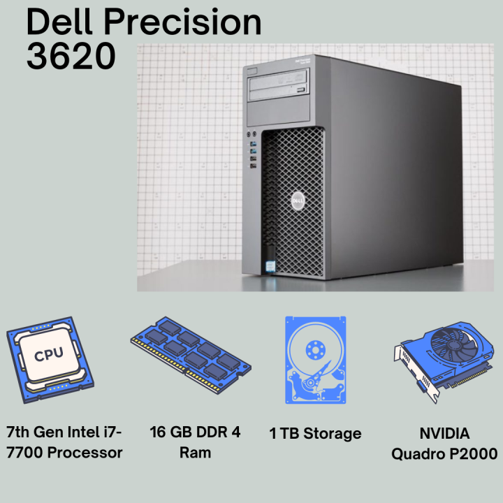 DELL Precision Workstation 3620 i7 /16Gb/ 1TB/Nvidia Quadro