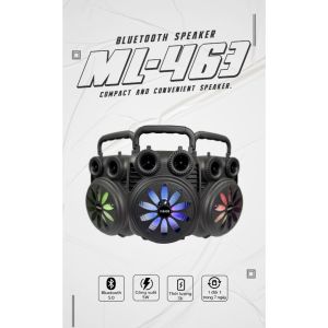 Loa Bluetooth mini ML-463 âm thanh tự nhiên rõ ràng mạnh mẽ phù hợp cho nhiều loại môi trường