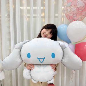 Sanrio Balloon Kuromi My Melody Cartoon Balloon Cute Cinnamoroll Dog Foil Balloons Theme Birthday Party Decoration Kids Happy Birthday Party Supplies