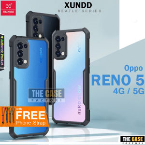 Xundd [ORIGINAL] Beatle Clear Hybrid Shock Proof Case for Oppo Reno 5 4G / Reno 5 5G