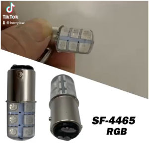 Lampu Rem LED Bayonet 12 Titik Mata 1157 Flash Kedip Blitz Strobo Gel Jelly Mobil Motor