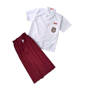 SERAGAM SEKOLAH DASAR ANAK LAKI LAKI DAN ANAK PEREMPUAN ATAU SETELAN MERAH PUTIH DAN PRAMUKA 1 set topi DAN BAJU SEKOLAH
